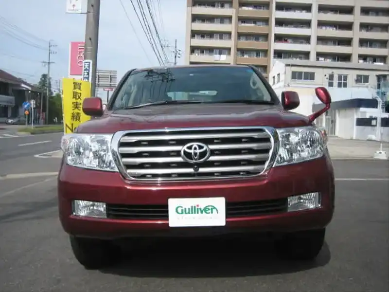 カタログ画像：ランドクルーザー（LAND CRUISER） ＡＸ Ｇセレクション 2009年5月 CBA-URJ202W 4600cc ダークレッドマイカメタリック 燃費6.9km / l  フロント