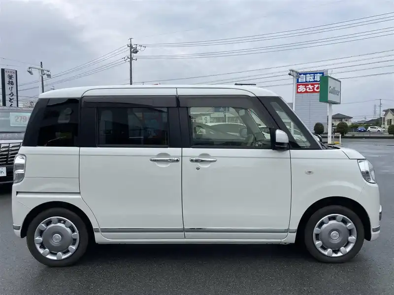 カタログ画像：ムーヴキャンバス（MOVE CANBUS） Ｘメイクアップリミテッド ＳＡⅢ 2019年6月 5BA-LA800S 660cc パールホワイトIII 燃費20.6km / l 外装