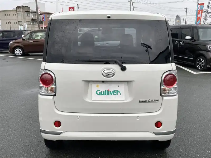 カタログ画像：ムーヴキャンバス（MOVE CANBUS） Ｘメイクアップリミテッド ＳＡⅢ 2019年10月 5BA-LA810S 660cc パールホワイトIII 燃費19.6km / l バック