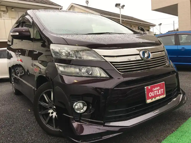 カタログ画像：ヴェルファイアハイブリッド（VELLFIRE HYBRID） ハイブリッドＺＲ 2014年4月 DAA-ATH20W 2400cc ボルドーマイカメタリックorダークバイオレットマイカメタリック 燃費16.2km / l メイン（その他）