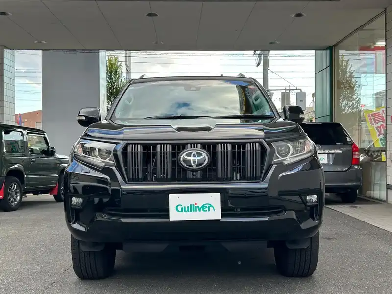 カタログ画像：ランドクルーザープラド（LAND CRUISER PRADO） ＴＸ 2022年8月 3BA-TRJ150W 2700cc ブラックorアティチュードブラックマイカ 燃費8.3km / l 外装