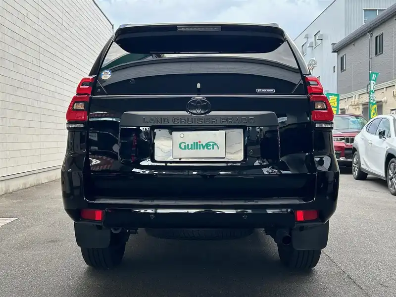 カタログ画像：ランドクルーザープラド（LAND CRUISER PRADO） ＴＸ 2022年8月 3BA-TRJ150W 2700cc ブラックorアティチュードブラックマイカ 燃費8.3km / l 外装