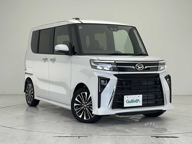 カタログ画像：タント（TANTO） ファンクロス ｅｃｏ ＩＤＬＥ非装着車 2023年4月 5BA-LA650S 660cc シャイニングホワイトパールorブラックマイカメタリック×シャイニングホワイトパール 燃費20.1km / l メイン（その他）