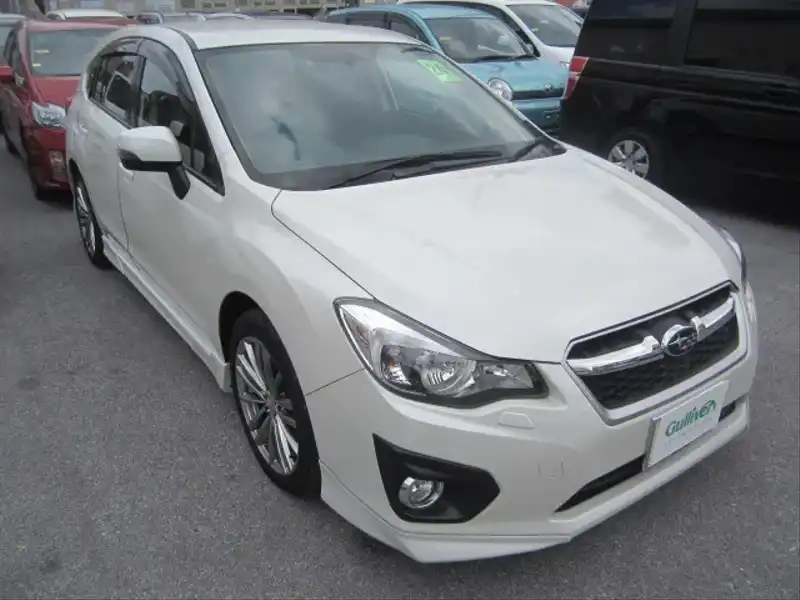 カタログ画像：インプレッサスポーツ（IMPREZA SPORTS） ２．０ｉ－Ｓ 2012年10月 DBA-GP6 2000cc サテンホワイト・パール 燃費17.2km / l メイン