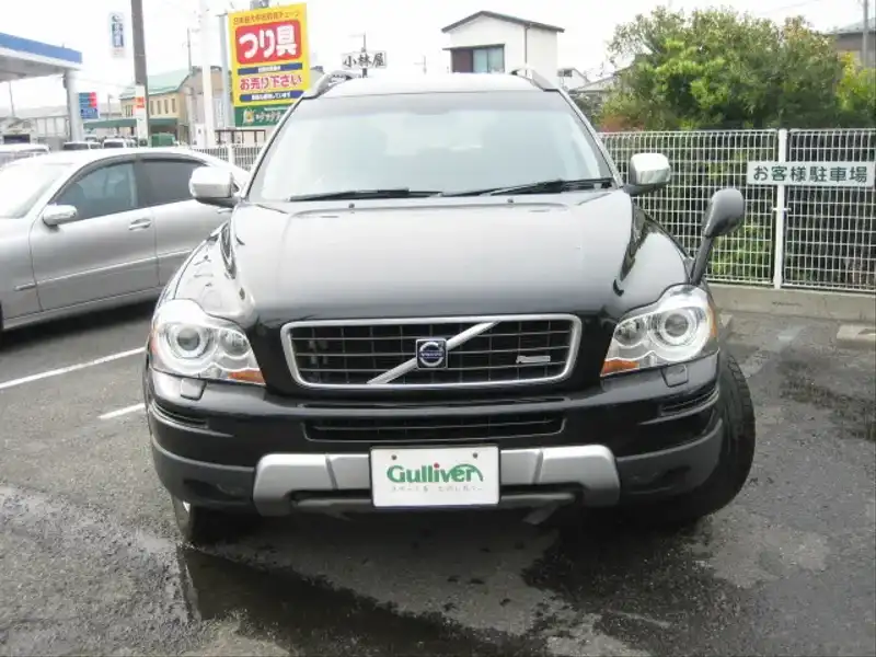 カタログ画像：ＸＣ９０（XC90） ３．２ Ｒデザイン 2008年8月 CBA-CB6324AW 3200cc ブラックサファイヤメタリック 燃費7.8km / l  フロント