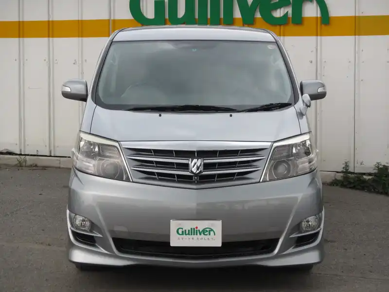 カタログ画像：アルファードＶ（ALPHARD V） ＡＳ 2007年6月 DBA-ANH15W 2400cc グレーメタリック 燃費9.4km / l  フロント