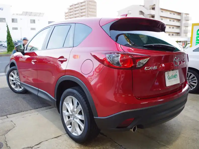 カタログ画像：ＣＸ－５（CX-5） ＸＤ Ｌパッケージ 2014年4月 LDA-KE2AW 2200cc ジールレッドマイカ 燃費18.0km / l バック