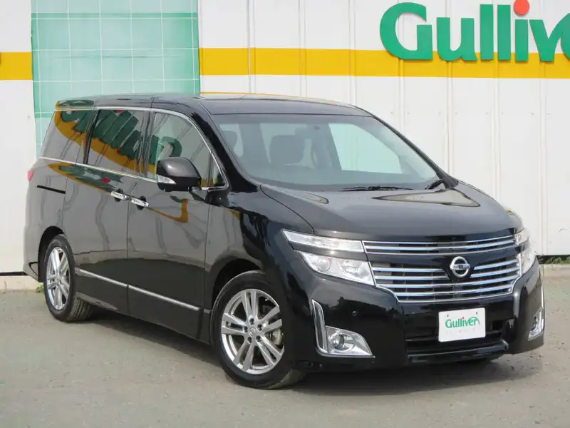 カタログ画像：エルグランド（ELGRAND） ３５０ハイウェイスタープレミアム 2012年12月 DBA-PNE52 3500cc ファントムブラック（Ｐ） 燃費9.0km / l メイン（その他）