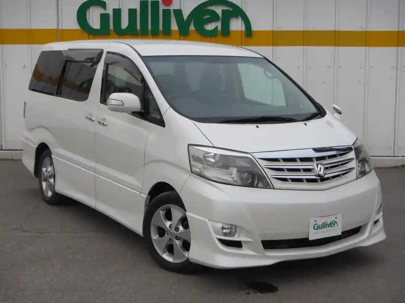 カタログ画像：アルファードＶ（ALPHARD V） ＭＳ プラチナセレクション 2006年8月 TA-MNH10W 3000cc ホワイトパールマイカ 燃費8.9km / l  メイン