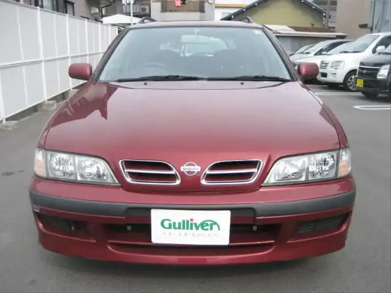 カタログ画像：プリメーラ（PRIMERA） ２．０Ｔ４ 1998年9月 GF-HNP11 2000cc ソニックシルバーＭ 燃費10.0km / l  メイン