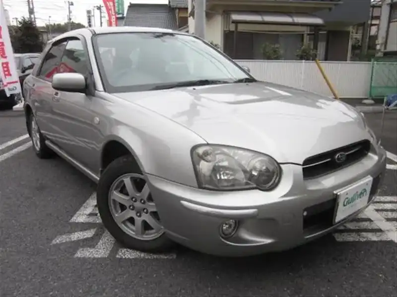 10021520 | カタログ画像：インプレッサスポーツワゴン（IMPREZA SPORTS WAGON） １５ｉ 2004年6月 LA-GG2 1500cc プレミアムシルバー・メタリック メイン（その他）