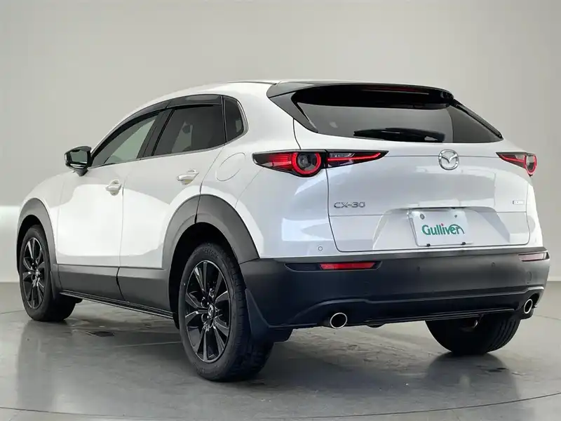 カタログ画像：ＣＸ－３０（CX-30） ２０Ｓ ブラックトーンエディション 2022年8月 5AA-DMEJ3P 2000cc スノーフレイクホワイトパールマイカ 燃費16.2km / l 外装