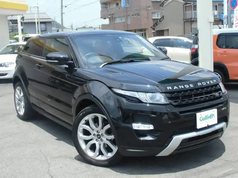 カタログ画像：レンジローバーイヴォーククーペ（RANGE ROVER EVOQUE COUPE） ピュア 2012年3月 CBA-LV2A 2000cc バローロ・ブラック（メタリック） 燃費9.0km / l メイン