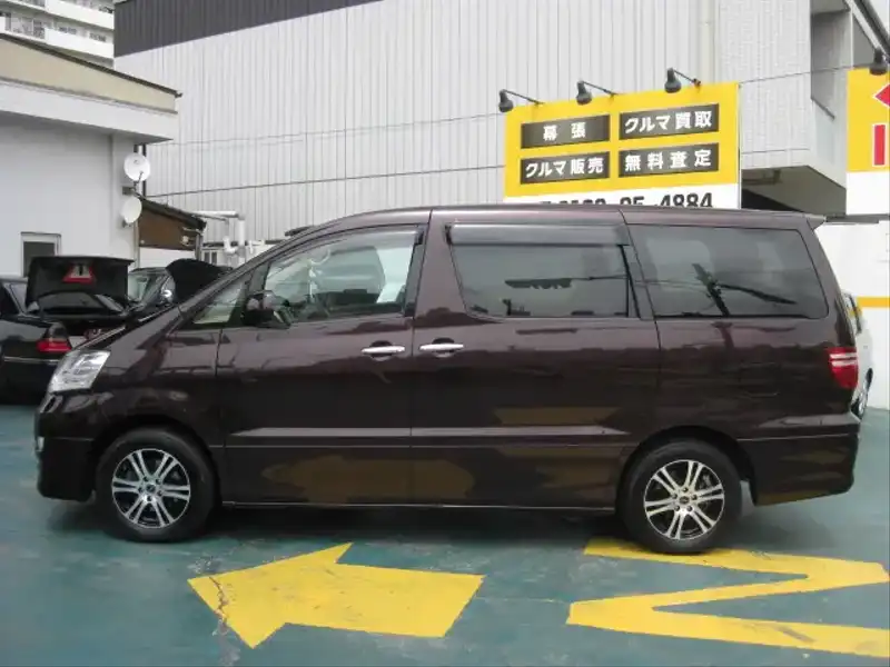 カタログ画像：アルファードＧ（ALPHARD G） ＡＸ 2007年6月 DBA-ANH15W 2400cc ブラッキッシュレッドマイカ 燃費9.4km / l  外装