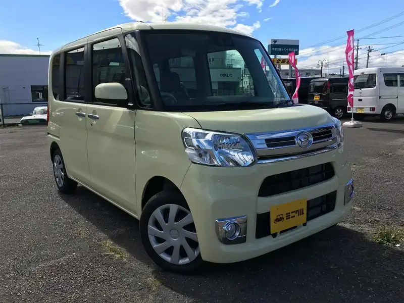 カタログ画像：タント（TANTO） Ｘターボ ＳＡⅢ 2017年12月 DBA-LA610S 660cc コットンアイボリー 燃費24.6km / l メイン（その他）