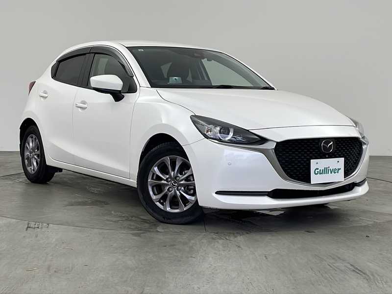 カタログ画像：ＭＡＺＤＡ２（MAZDA2） １５Ｓプロアクティブ スマートエディションⅡ 2021年6月 5BA-DJLFS 1500cc スノーフレイクホワイトパールマイカ 燃費20.3km / l メイン