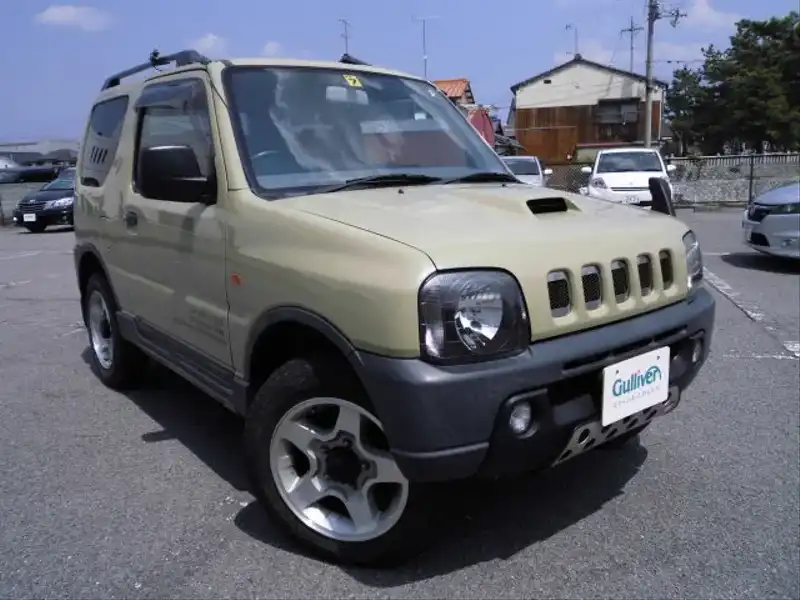 カタログ画像：ジムニー（JIMNY） ＫＡＮＳＡＩ 1999年6月 GF-JB23W 660cc ウィローグリーン 燃費16.0km / l  メイン（その他）