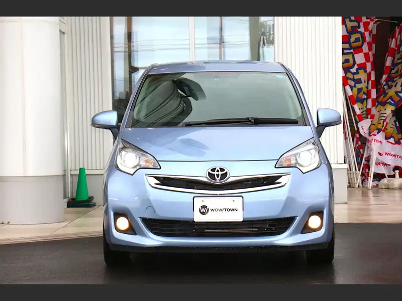 カタログ画像：ラクティス（RACTIS） Ｇ 2014年5月 DBA-NCP125 1500cc ライトブルーマイカメタリック 燃費16.6km / l フロント