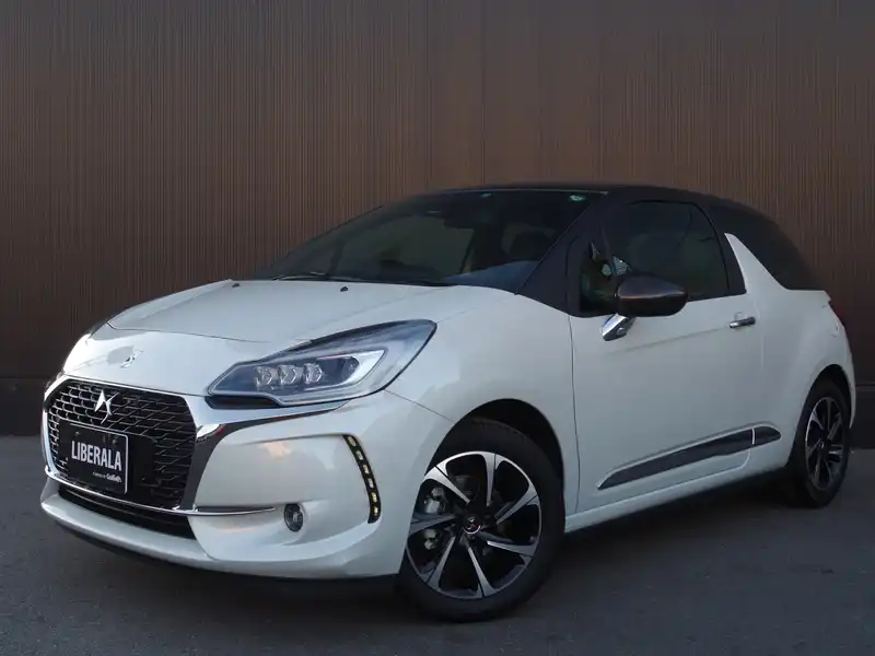 カタログ画像：ＤＳ３（DS3） シック ＤＳ ＬＥＤビジョンパッケージ 2018年1月 ABA-A5CHN01 1200cc ブラン パール ナクレ 燃費19.8km / l フロント