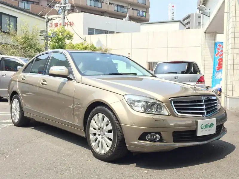 カタログ画像：Ｃクラス（C-CLASS） Ｃ２００コンプレッサー エレガンス 2007年6月 DBA-204041 1800cc サニディンベージュ（Ｍ） 燃費11.2km / l  メイン（その他）