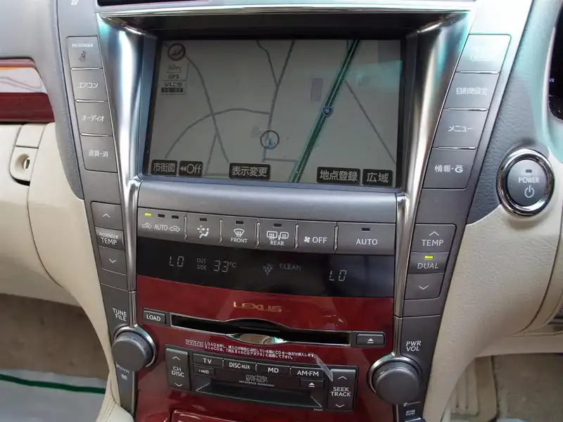 カタログ画像：ＬＳ（LS） ＬＳ６００ｈ Ｉパッケージ 2007年5月 DAA-UVF45 5000cc ホワイトパールクリスタルシャイン 燃費12.2km / l  内装