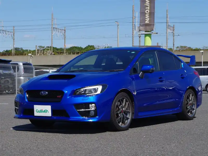 10098174 | カタログ画像：ＷＲＸ ＳＴＩ（WRX STI） ＳＴＩ タイプＳ 2015年6月 CBA-VAB 2000cc ＷＲブルー・パール フロント