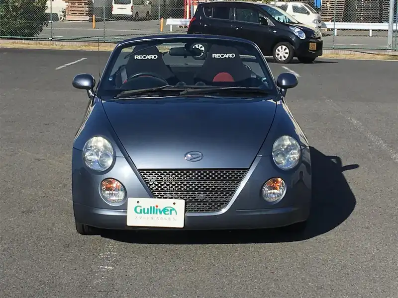 カタログ画像：コペン（COPEN） ２ｎｄアニバーサリーエディション 2004年6月 ABA-L880K 660cc ＤＣ・スチールグレーメタリック 燃費18.0km / l  フロント