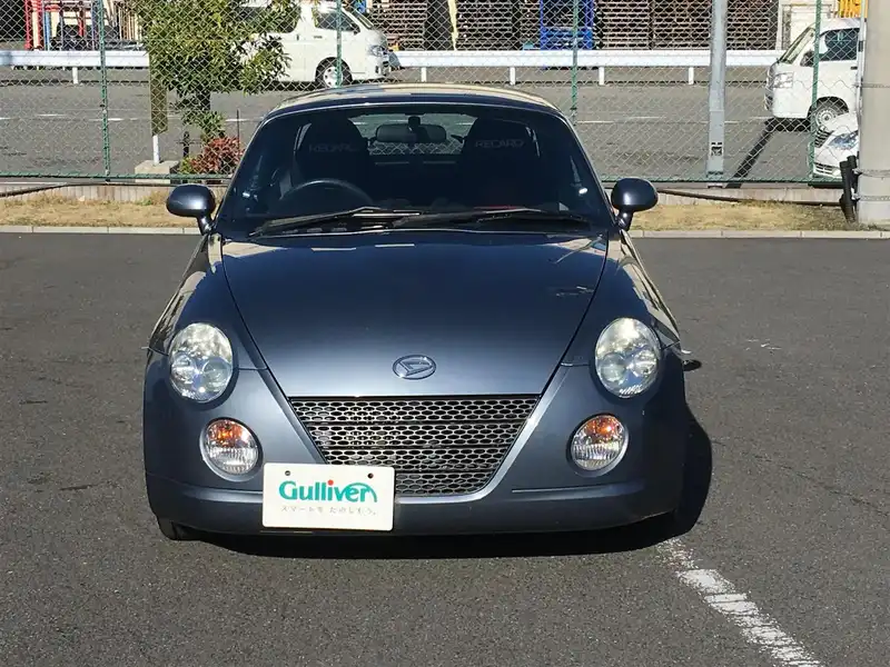 カタログ画像：コペン（COPEN） ２ｎｄアニバーサリーエディション 2004年6月 ABA-L880K 660cc ＤＣ・スチールグレーメタリック 燃費18.0km / l  フロント