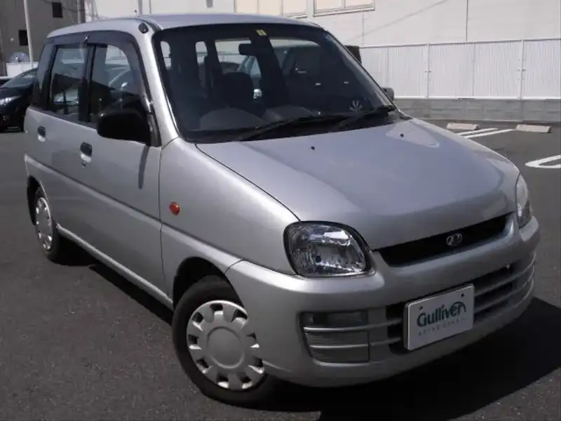 カタログ画像：プレオ（PLEO） Ｌ 2001年10月 TA-RA1 660cc プラチナシルバー・メタリック 燃費22.0km / l  メイン