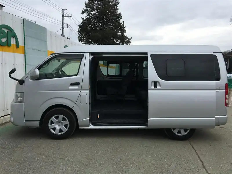 カタログ画像：ハイエースワゴン（HIACE WAGON） ＤＸ 2017年12月 CBA-TRH214W 2700cc シルバーマイカメタリック 燃費9.7km / l 外装