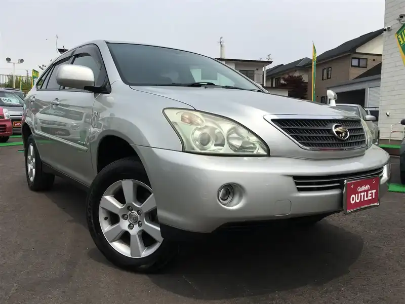 カタログ画像：ハリアーハイブリッド（HARRIER HYBRID） ベースグレード 2006年7月 DAA-MHU38W 3300cc シルバーメタリック 燃費17.8km / l  メイン（その他）