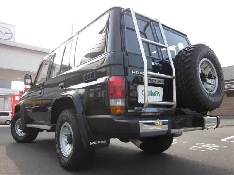 カタログ画像：ランドクルーザープラド（LAND CRUISER PRADO） ＥＸワイドリミテッド 1992年5月 Q-LJ78W 2400cc バック