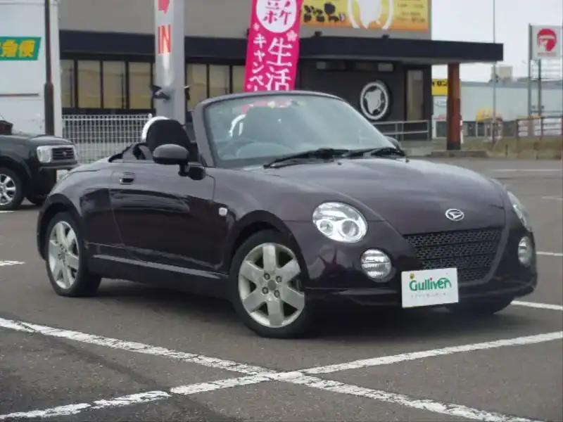 カタログ画像：コペン（COPEN） アクティブトップ 2010年8月 ABA-L880K 660cc ＤＣ・ブラックマイカメタリック 燃費15.2km / l  外装