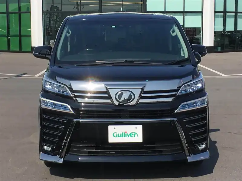 カタログ画像：ヴェルファイア（VELLFIRE） ２．５Ｚ Ｇエディション 2020年1月 3BA-AGH30W 2500cc ブラック 燃費10.6km / l フロント