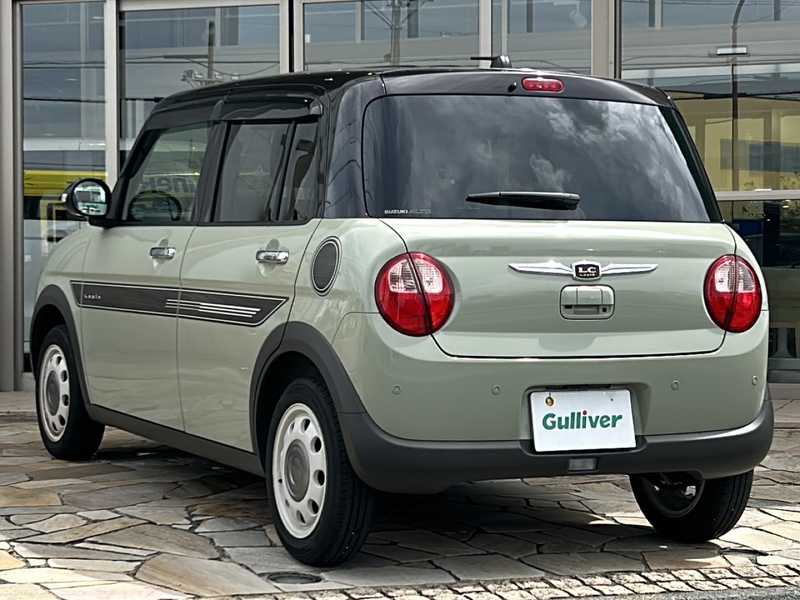 カタログ画像：アルトラパンＬＣ（ALTO LAPIN LC） Ｘ 2022年6月 5BA-HE33S 660cc トラッドカーキメタリック アーバンブラウン2トーンルーフorトラッドカーキメタリック ソフトベージュ2トーンルーフ 燃費26.2km / l 外装