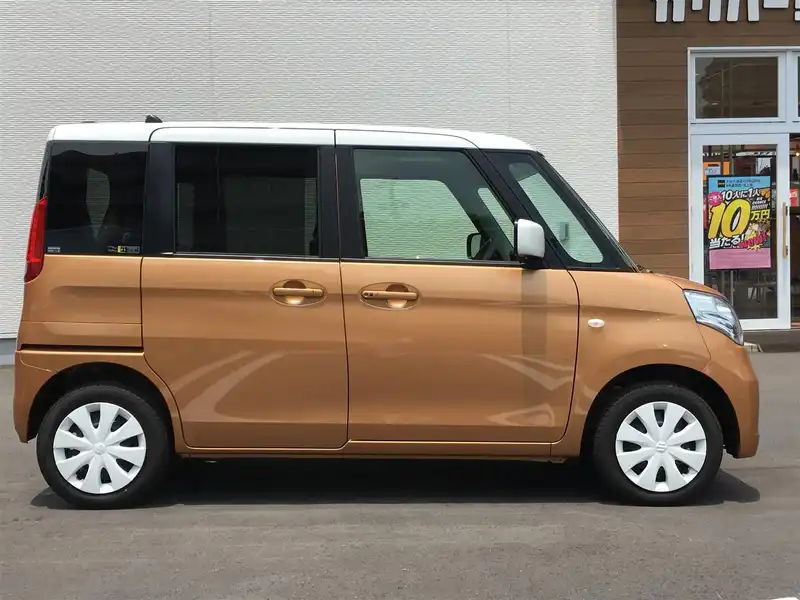 カタログ画像：スペーシア（SPACIA） Ｘ 2015年5月 DAA-MK42S 660cc キャンドルオレンジメタリック ホワイト２トーンルーフ 燃費29.0km / l 外装