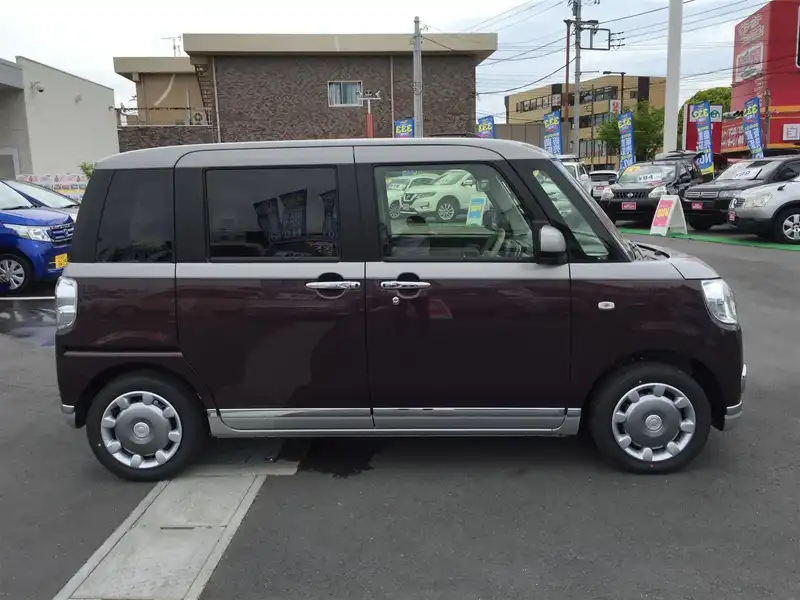 カタログ画像：ムーヴキャンバス（MOVE CANBUS） Ｘメイクアップリミテッド ＳＡⅢ 2018年9月 5BA-LA800S 660cc スムースグレーマイカメタリック×プラムブラウンクリスタルマイカorプラムブラウンクリスタルマイカ 燃費20.6km / l 外装