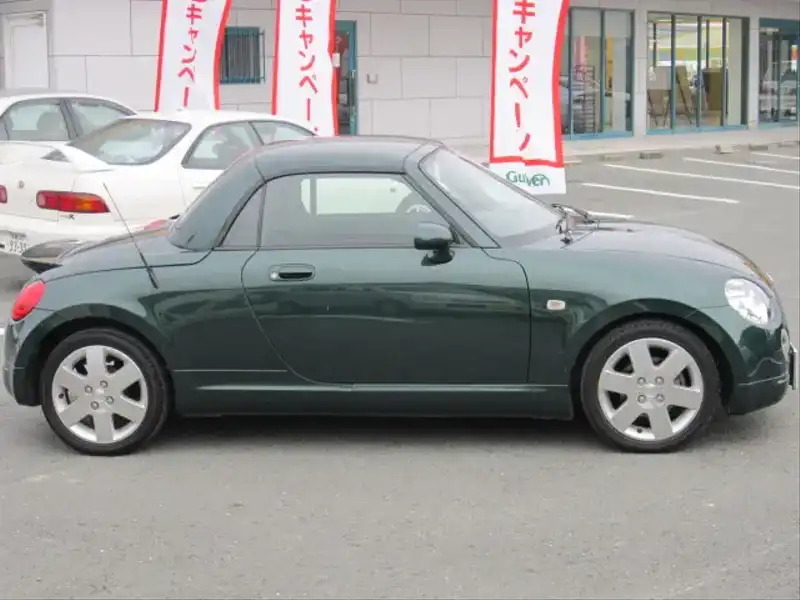 カタログ画像：コペン（COPEN） アクティブトップ 2002年6月 LA-L880K 660cc ＤＣ・ダークグリーンマイカ 燃費15.2km / l  外装