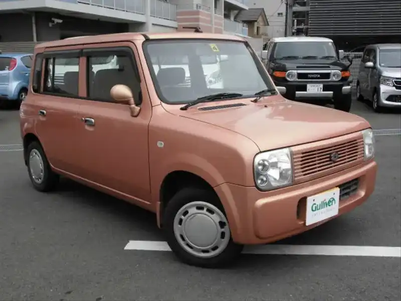 カタログ画像：アルトラパン（ALTO LAPIN） Ｇ 2004年4月 CBA-HE21S 660cc シャーベットオレンジメタリック 燃費19.8km / l  メイン（その他）