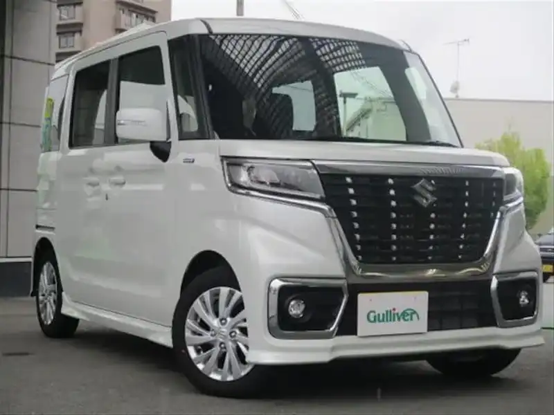 カタログ画像：スペーシアカスタム（SPACIA CUSTOM） ハイブリッドＧＳ 2020年8月 5AA-MK53S 660cc ピュアホワイトパール 燃費21.2km / l メイン（その他）