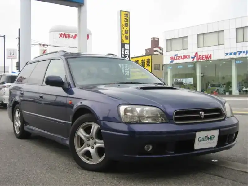 カタログ画像：レガシィツーリングワゴン（LEGACY TOURING WAGON） ＧＴ－ＶＤＣ 1999年5月 GF-BH5 2000cc バイオレットブルー・マイカ 燃費10.6km / l  メイン