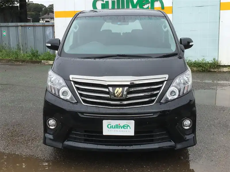 カタログ画像：アルファード（ALPHARD） ２４０Ｓ タイプゴールドⅡ 2014年4月 DBA-ANH20W 2400cc ブラック 燃費10.8km / l フロント