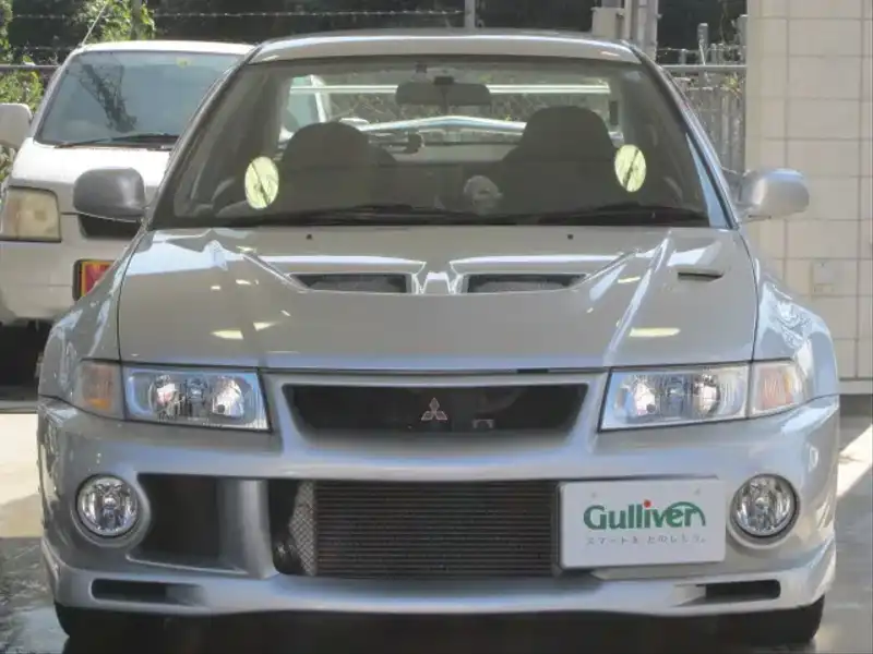 カタログ画像：ランサー（LANCER） ＧＳＲエボリューションⅥ 1999年1月 GF-CP9A 2000cc サテライトシルバー（メタリック） フロント