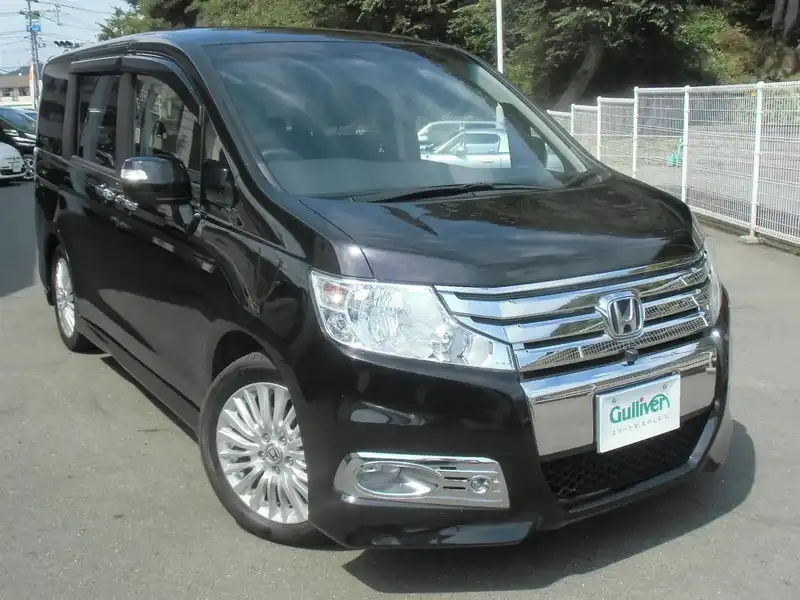 カタログ画像：ステップワゴンスパーダ（STEPWAGON SPADA） Ｚ ＨＤＤナビエディション 2011年8月 DBA-RK5 2000cc プレミアムブラキッシュ・パール 燃費13.2km / l メイン（その他）