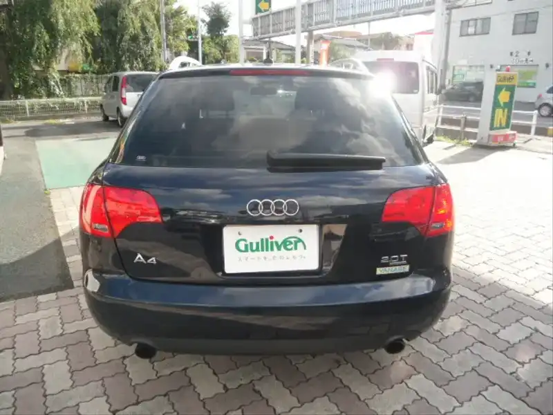 カタログ画像：Ａ４アバント（A4 AVANT） ２．０ＴＦＳＩクワトロ 2006年7月 GH-8EBWEF 2000cc ディープシーブルーパールエフェクト 燃費10.6km / l  バック