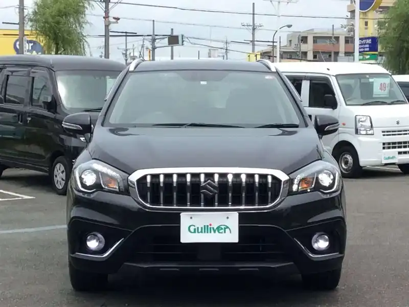 カタログ画像：ＳＸ４ Ｓクロス（SX4 S CROSS） ベースグレード 2019年10月 DBA-YB22S 1600cc コスミックブラックパールメタリック 燃費15.2km / l フロント