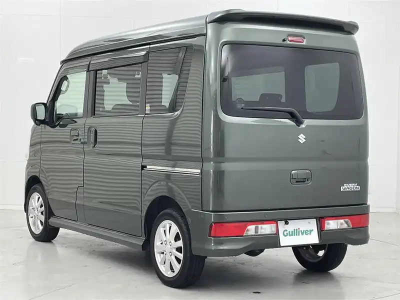カタログ画像：エブリイワゴン（EVERY WAGON） ＰＺターボ ハイルーフ 2020年1月 ABA-DA17W 660cc ブルーイッシュブラックパール３ 燃費16.2km / l バック