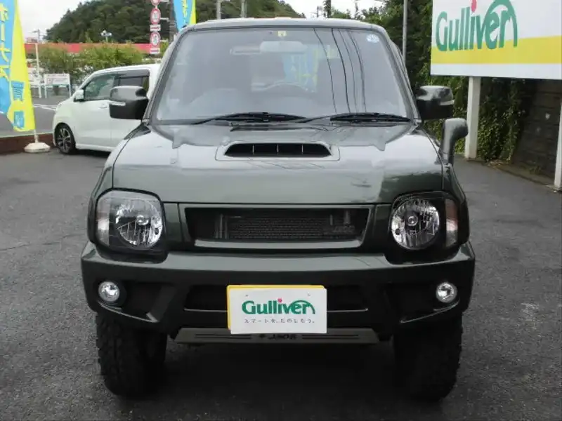 カタログ画像：ジムニー（JIMNY） ランドベンチャー 2014年8月 ABA-JB23W 660cc クールカーキパールメタリック 燃費14.8km / l フロント