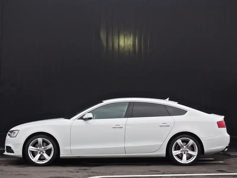 カタログ画像：Ａ５スポーツバック（A5 SPORTBACK） ２．０ＴＦＳＩクワトロ 2013年7月 DBA-8TCDNL 2000cc アイビスホワイト 燃費13.6km / l 外装