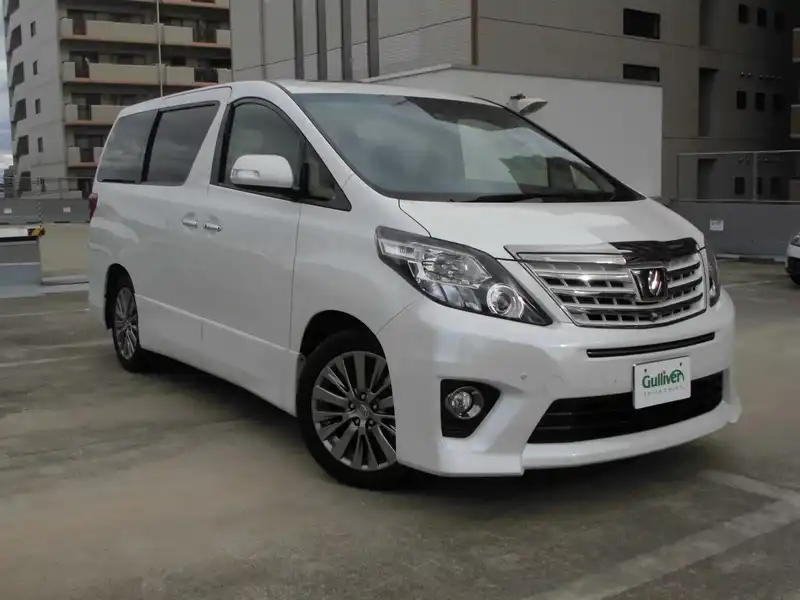 カタログ画像：アルファード（ALPHARD） ２４０Ｓ タイプゴールド 2012年9月 DBA-ANH25W 2400cc ホワイトパールクリスタルシャイン 燃費10.4km / l メイン（その他）